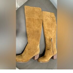 🔥 Marc Fisher Escape Over The Knee block heel Boots Size 6M